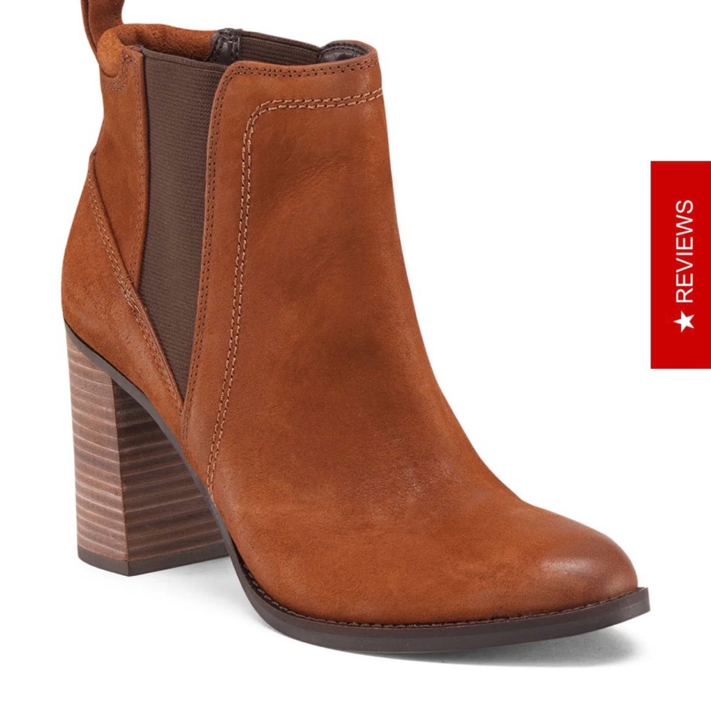 Franco Sarto Brown Ankle Boots